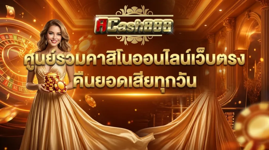 คาสิโนออนไลน์เว็บตรง ACASH888