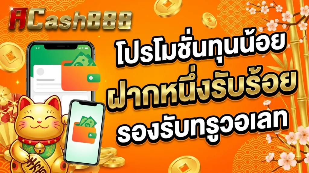 โปรโมชั่นฝาก 1 รับ 100 ทรูวอเลท